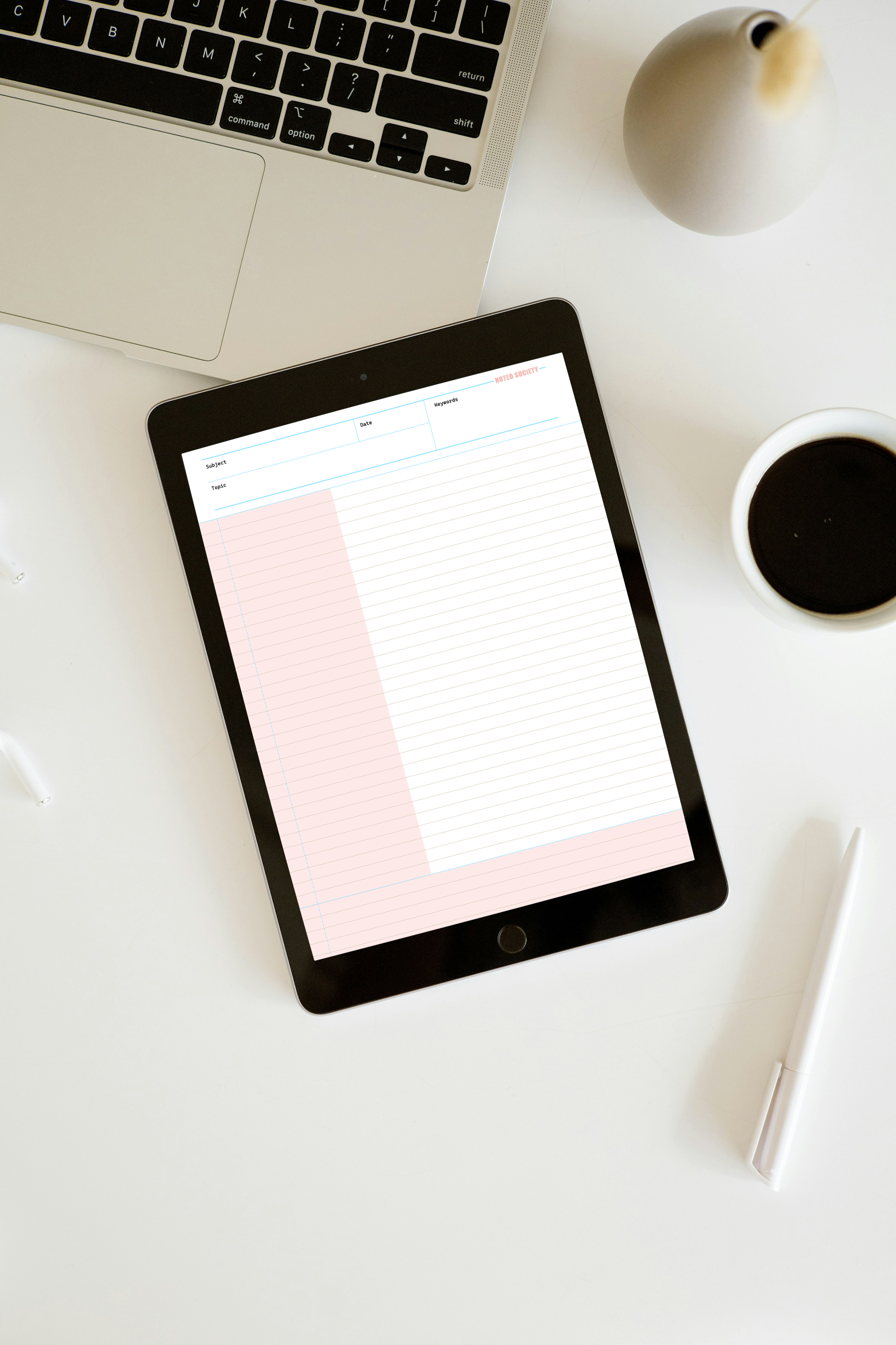 Cornell Notes Notepad - Digital