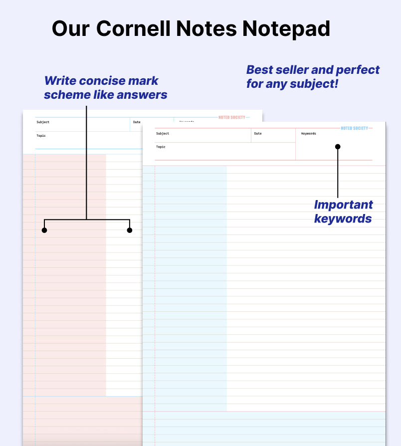 Cornell Notes Notepad - Digital