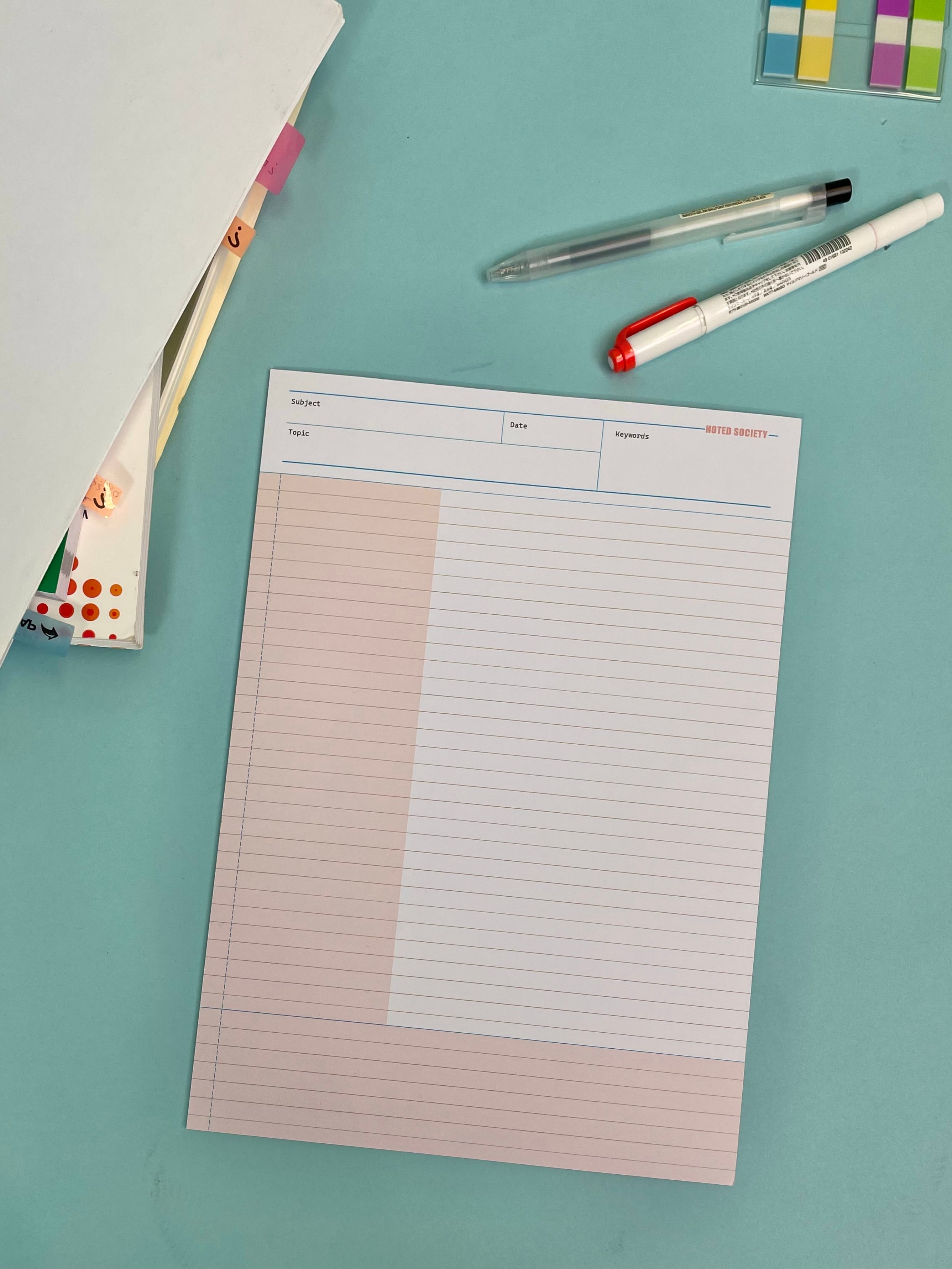 Cornell Notes Notepad