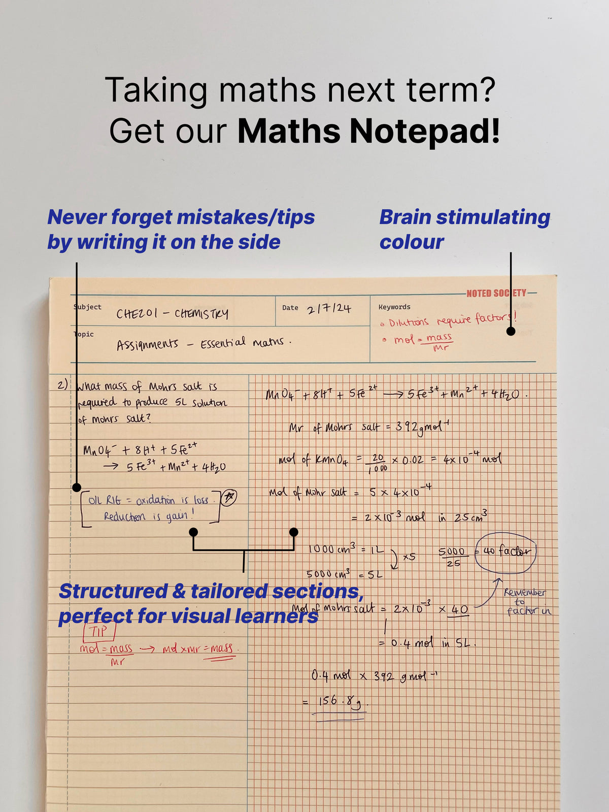 Maths Notepad