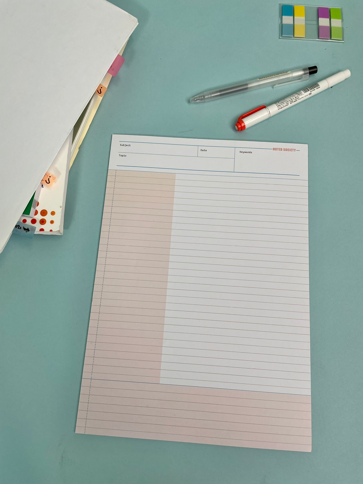 Cornell Notes Notepad
